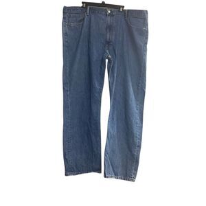 LEVI’S 505 Men’s Jeans Blue Size 42/32 Hand measures shorter